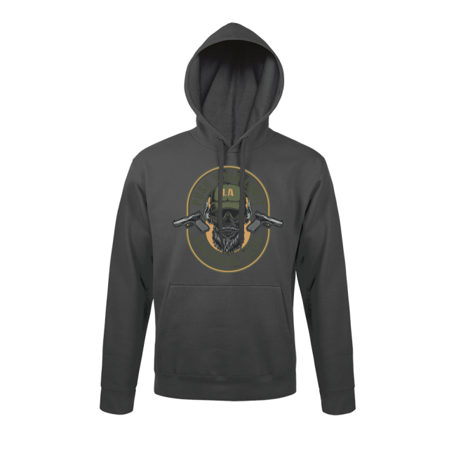 Sweat-shirt Gris Anthracite Push your limit - Army Design by Summit Outdoor