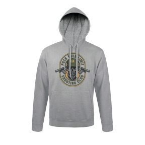 Sweat-shirt Gris chiné Push your limit - Army Design by Summit Outdoor