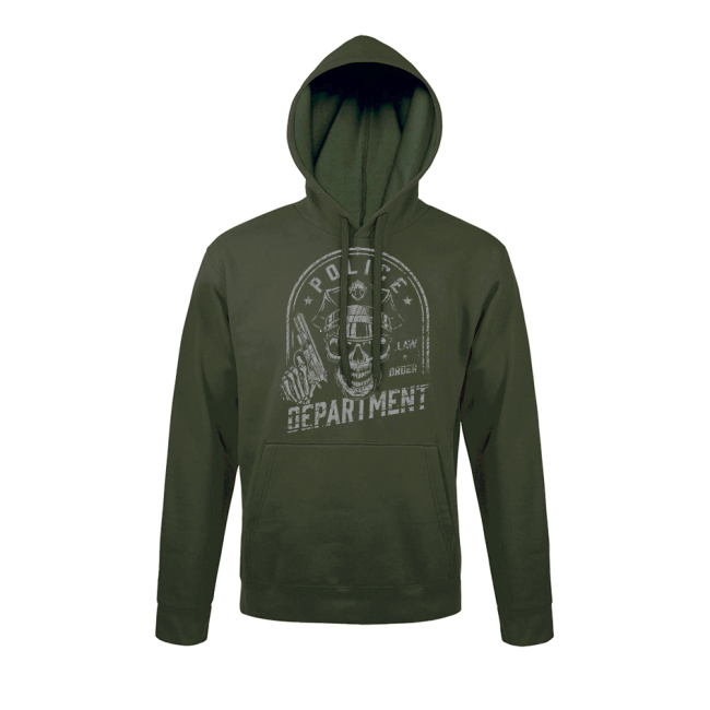 Sweatshirt Grün Police Department - Army Design von Summit Outdoor