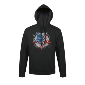 Schwarzer US-Stern Sweatshirt - Army Design von Summit Outdoor