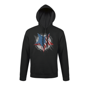 Sweat-shirt Noir Etoile US - Army Design by Summit Outdoor