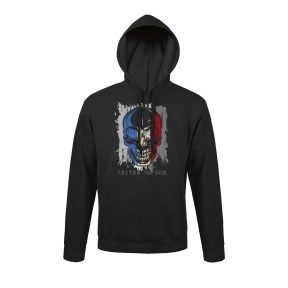 Sweat-shirt Noir French for Ever - Army Design by Summit Outdoor