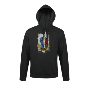 Sweat-shirt Noir French power - Army Design by Summit Outdoor