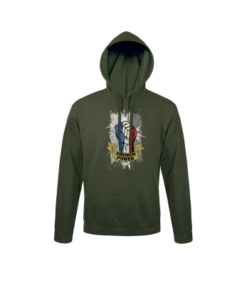 Sweat-shirt Vert French power - Army Design by Summit Outdoor
