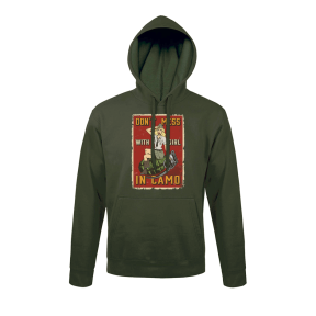 Sweatshirt Grün Don't Mess with girl - Army Design von Summit Outdoor