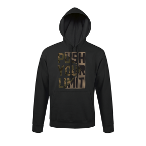 Schwarzer Sweatshirt Push your limit modern - Army Design by Summit Outdoor