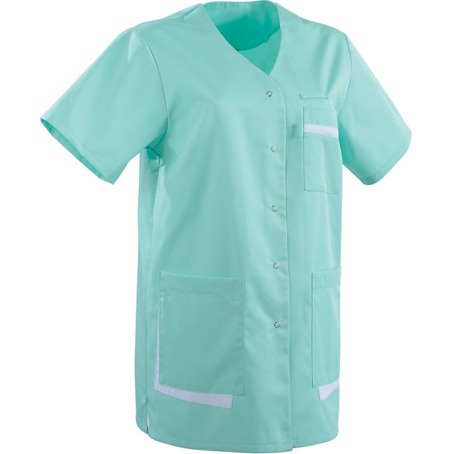 Dames tuniek Amanda groen en wit - Lafont