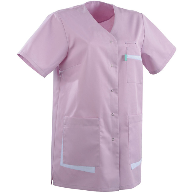 Dames tuniek Amanda paars en wit - Lafont
