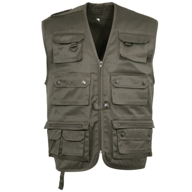 Gilet Reporter uni Vert - CityGuard Gilet Reporter uni Vert - CityGuard