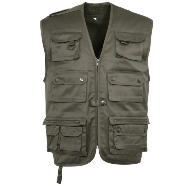 Reporter Vest Effen Groen - CityGuard