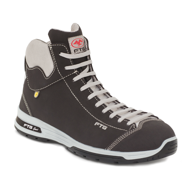 Buty ochronne Basket High S3 ESD Czarne - FTG Safety Shoes