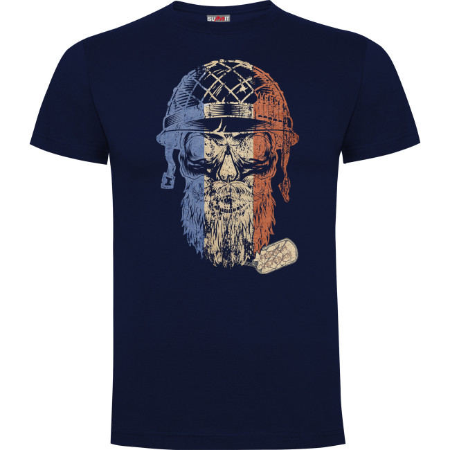 T-Shirt French Veteran Marine - Army Design by Summit Outdoor