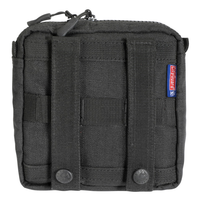 Molle-Tasche 15 x 15 cm Schwarz - City Guard