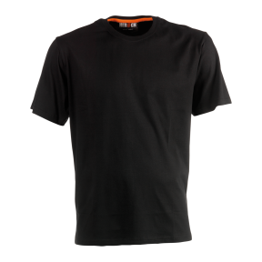 Tee-shirt manches courtes Argo Noir - Herock