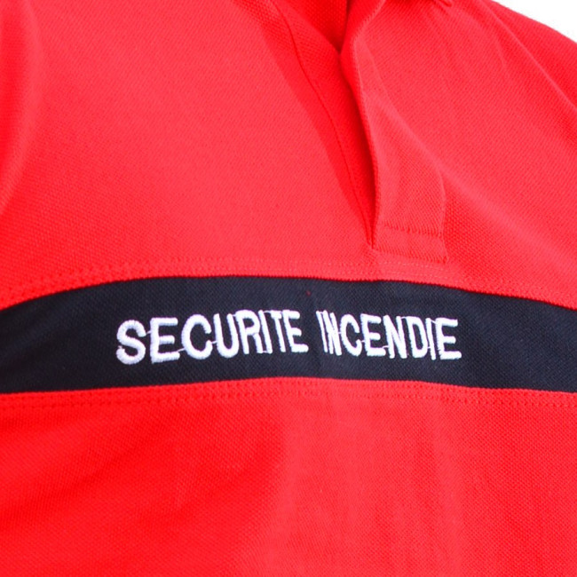 Polo Rouge Sécurité Incendie