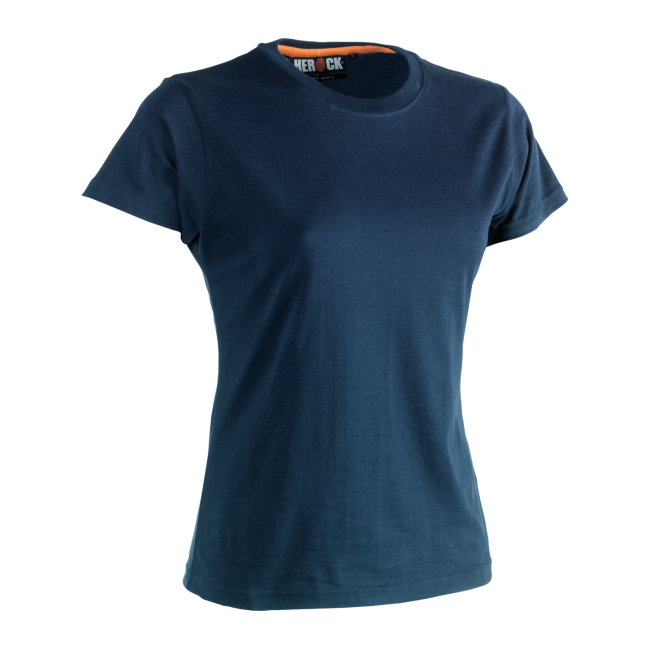 T-shirt korte mouwen dames Epona Marineblauw - Herock