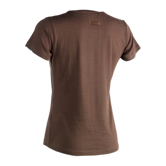 T-shirt z krótkimi rękawami Epona damski Brązowy - Herock