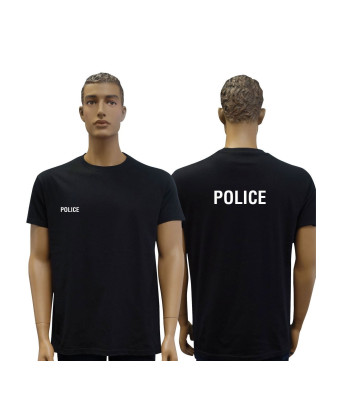 Tee-shirt imprimé Police Noir - Patrol