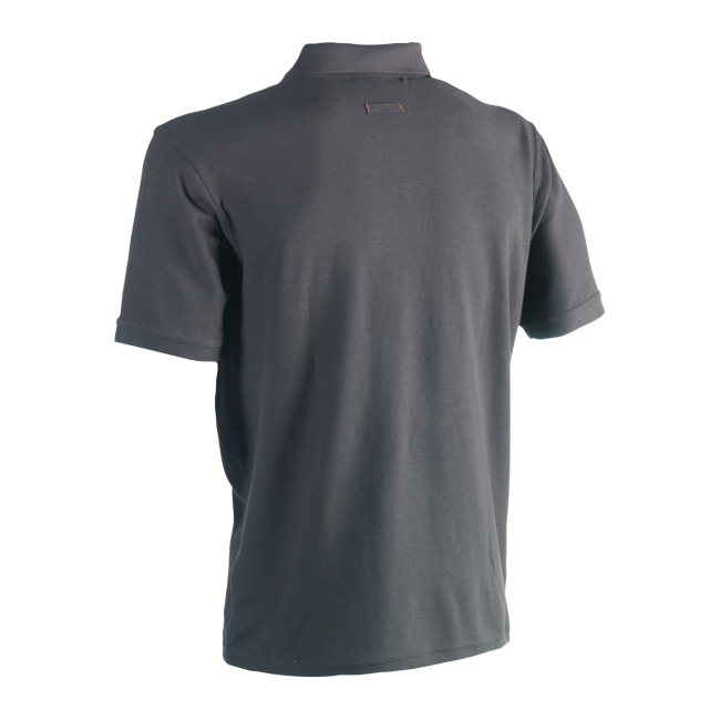 Polo de travail manches courtes Leo Gris - Herock