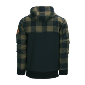 Kurtka Lumbershell Czarna/Oliwkowa - Van Os