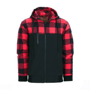 Lumbershell Jacke Schwarz/Rot - Van Os