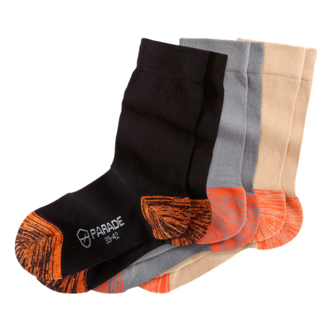 3er-Pack Madrid Sandfarben Socken - Parade