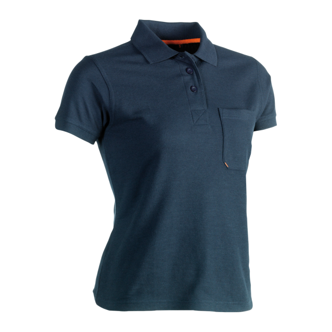 Polo manches courtes Freya femmes Bleu Marine - Herock