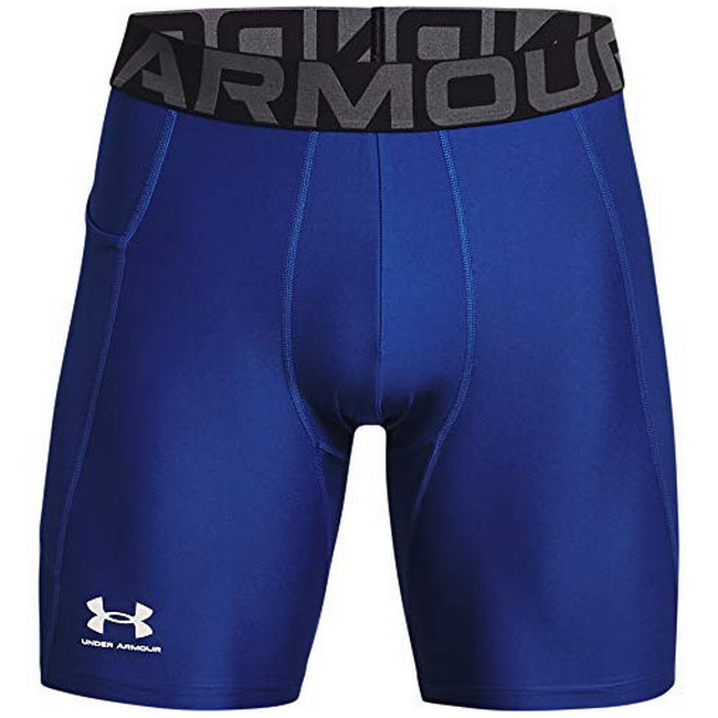 Compressieshort Heatgear Blauw - Under Armour