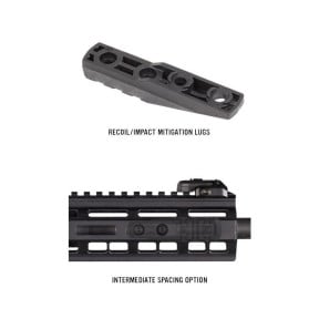 Cantilever Schiene M-LOK Schwarz - MAGPUL