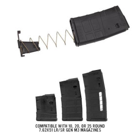3er-Pack 5-Schuss-Begrenzer PMAG LS/SR M3 Schwarz - Magpul