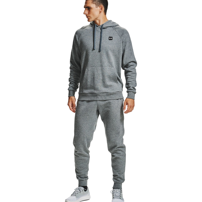Sweat à capuche UA Rival Fleece gris chiné - Under Armour
