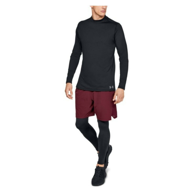 Baselayer ColdGear col cheminé Zwart Heren - Under Armour