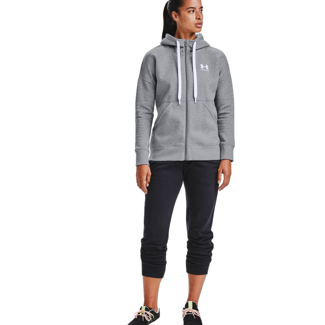 Rival Fleece Full Zip Hoodie Grijs - Under Armour