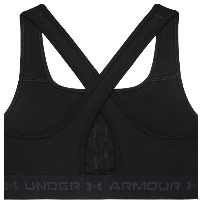 Brassière UA Crossback mid noir - UNDER ARMOUR