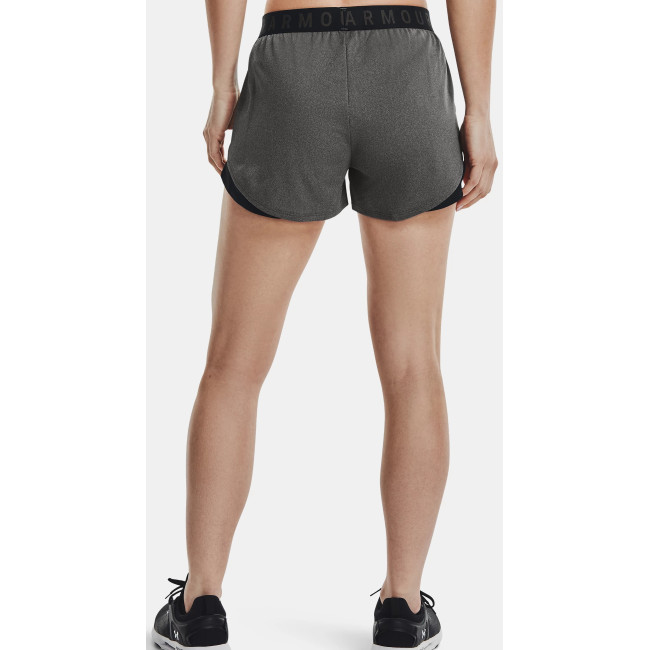 Spodenki UA Play Up 3.0 damskie szary węgiel i czarny - Under Armour