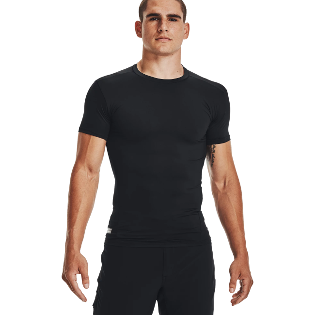 UA TAC HG COMP T-Shirt für Herren, Schwarz - Under Armour