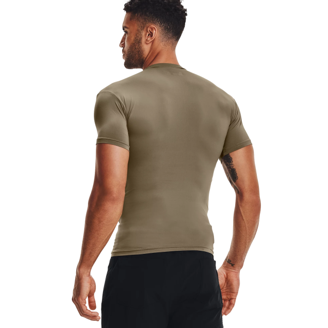 Tee-shirt UA TAC HG COMP T HOMME TAN - Under Armour
