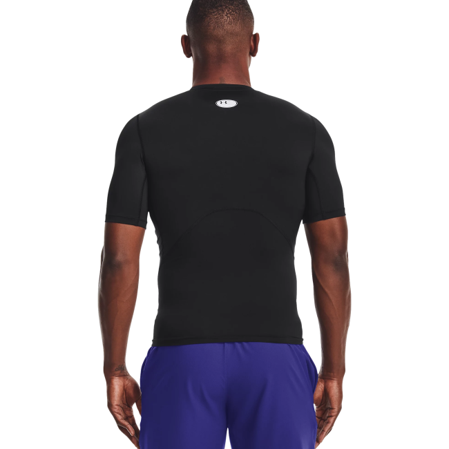 Kurzarm-Kompressionsshirt Schwarz - Under Armour