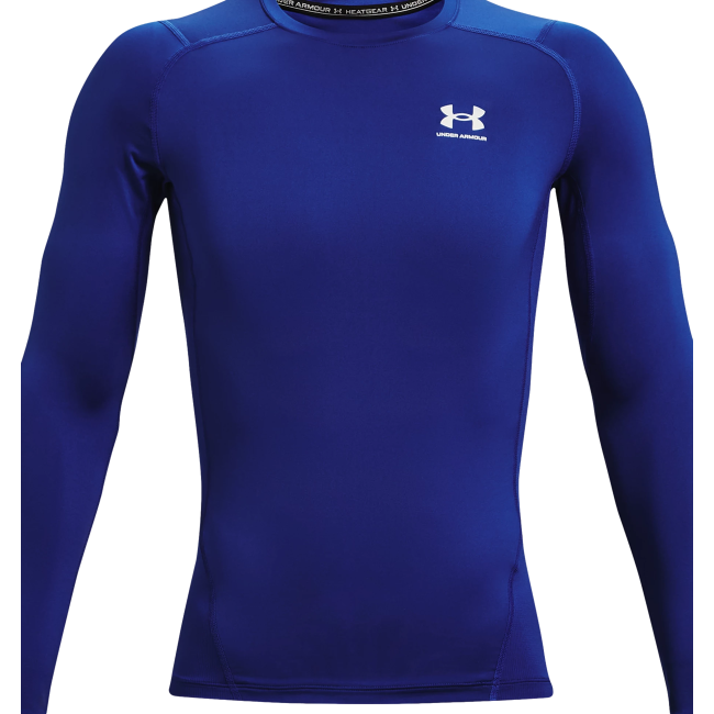 Langarm-Kompressions-T-Shirt blau - Under Armour
