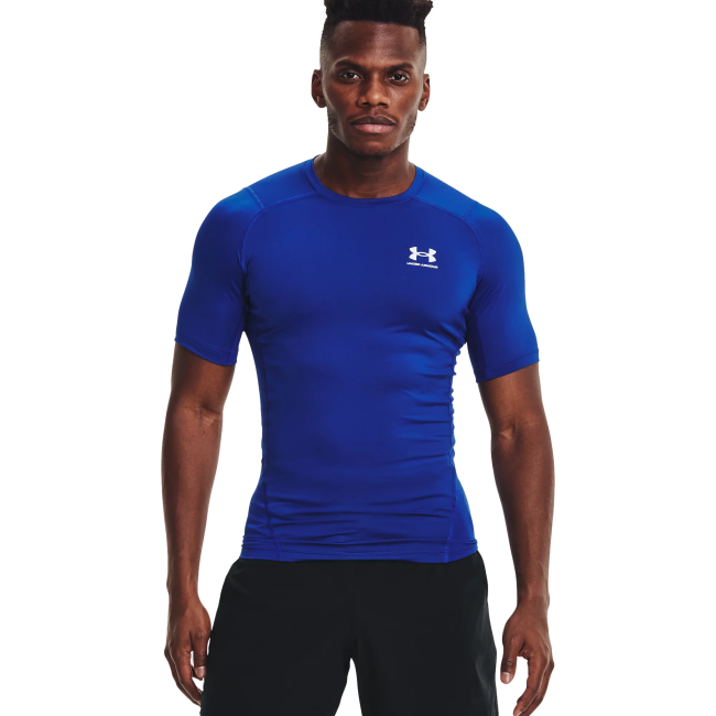 T-shirt manches courtes compression Bleu - Under Armour