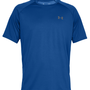 Korte mouwen shirt ua Tech royal - Under Armour