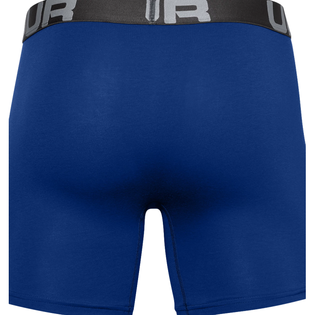 Boxer charged cotton lot de 3 bleu - Under Armour
