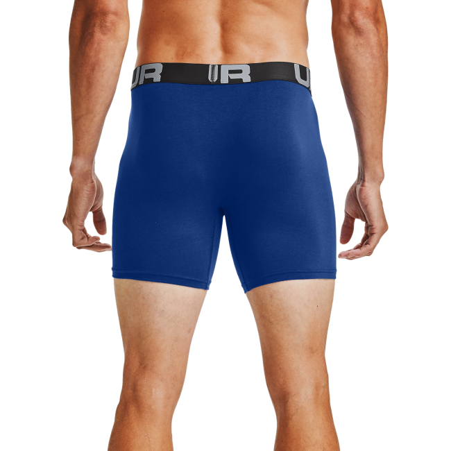 Boxer Charged Cotton 3er-Pack Blau - Under Armour