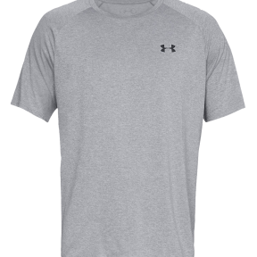 Graues UA Tech Kurzarm-Shirt - Under Armour