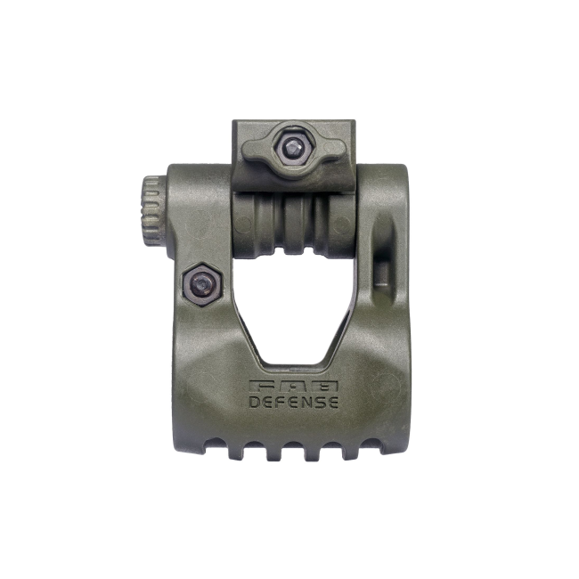 MONTAGE TACTIQUE AJUSTABLE VERT POUR LAMPE - FAB DEFENSE