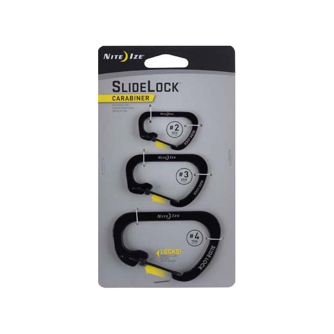 Lot de 3 Mousquetons S-Biner - Nite Ize
