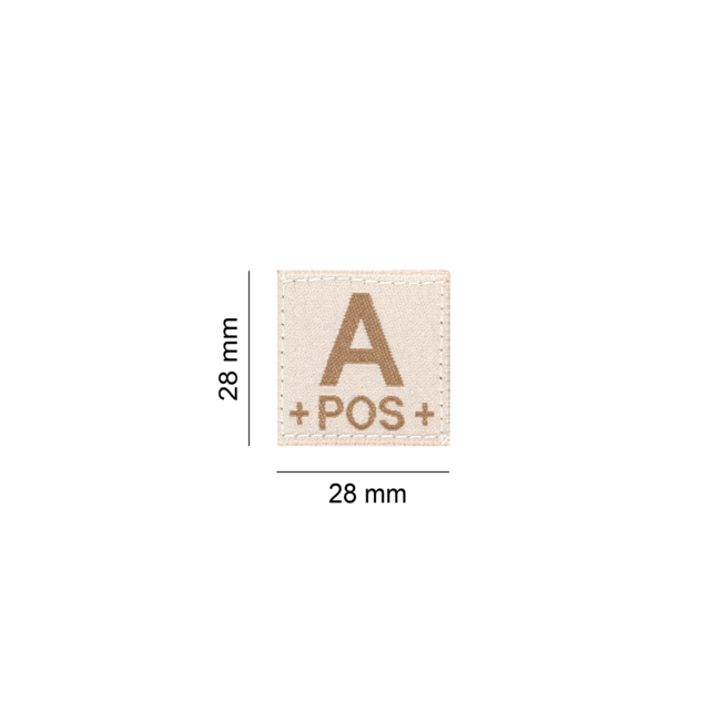 A Pos Patch Grupa Krwi Pustynny - Clawgear