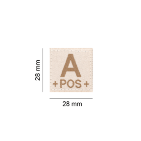 A Pos Bloodgroup Patch Desert - Clawgear