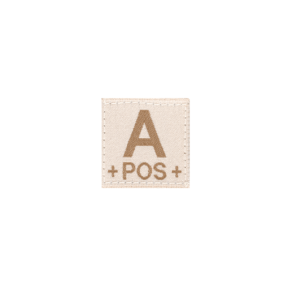 A Pos Bloedgroep Patch Woestijn - Clawgear