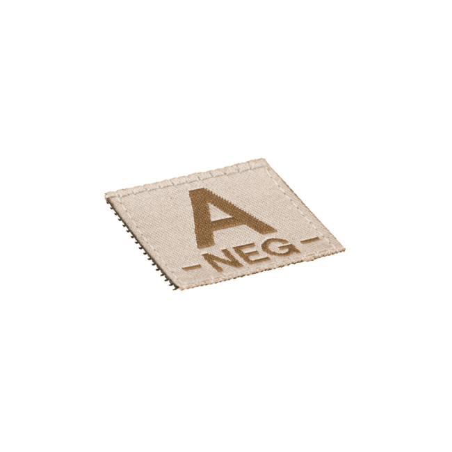 A Neg Bloedgroep Patch Woestijn - Clawgear